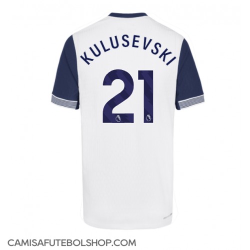 Camisa de time de futebol Tottenham Hotspur Dejan Kulusevski #21 Replicas 1º Equipamento 2024-25 Manga Curta